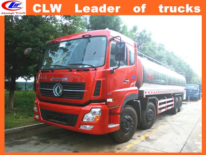 Dongfeng 25000liters Capacity Fresh Milk Transport Tanker Truck 