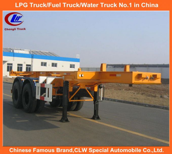Heavy Duty 40ft 2-Axle Skeletal Container Trailer for Sale Images 1