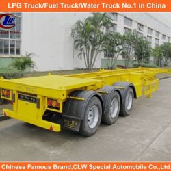 Heavy Duty 3-Axle Skeletal Container Truck Trailer