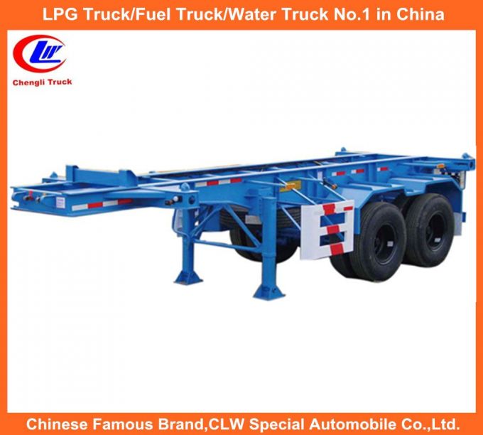 40ft 2-Axle Skeletal Container Semi Trailer Images 1