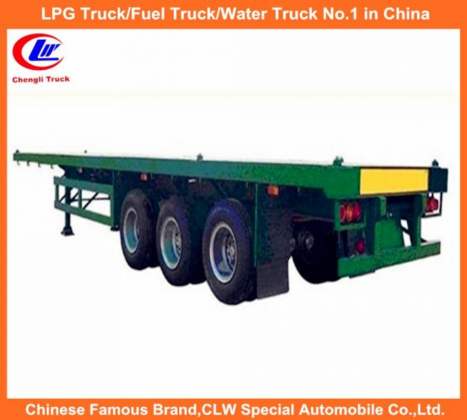 3-Axle Flatbed Container Semi Trailer (40ft) Images 1