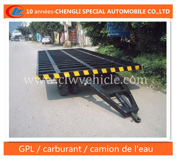 Remorque De Fret a Plateau 3 Essieux Pulling Trailer Images 1