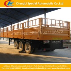 Tri-Axle 20FT 40FT Low Flatbed Low Flatbed Semi Trailer