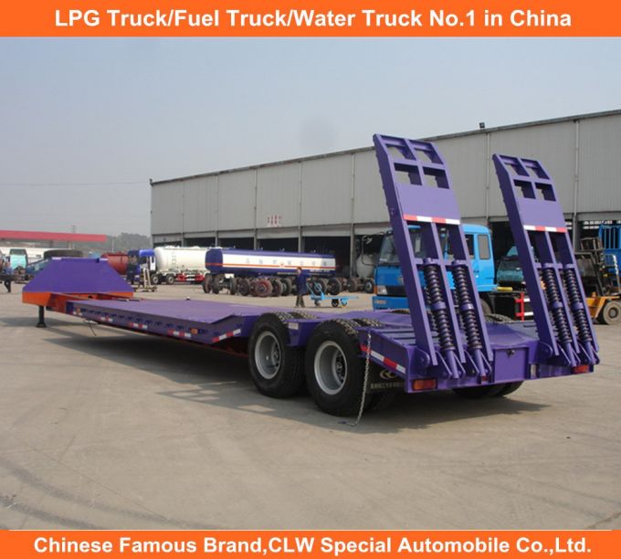 Heavy Duty 40ton 2 Axle Lowbed Trailer Images 1