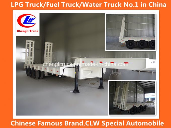Heavy Duty 3-Axle 40ton Lowbed Truck Trailer Images 1