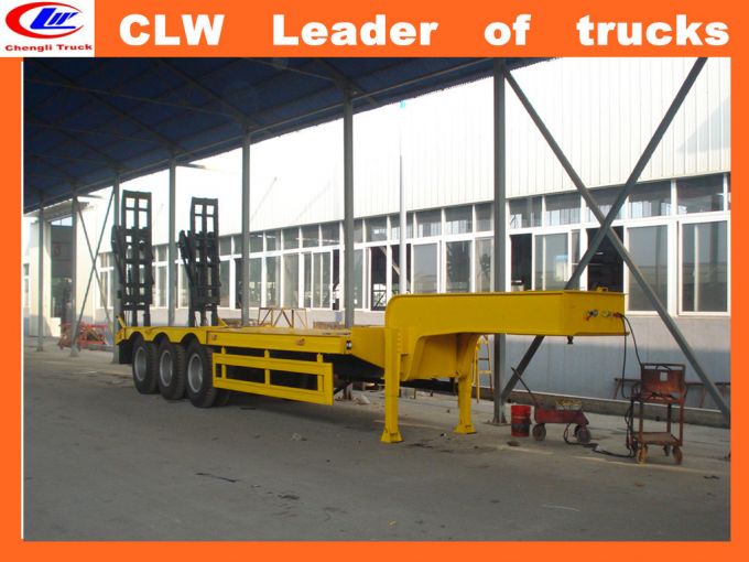 Exported African 3 Axle High Tensile Semitrailer Tri-Axle Images 1