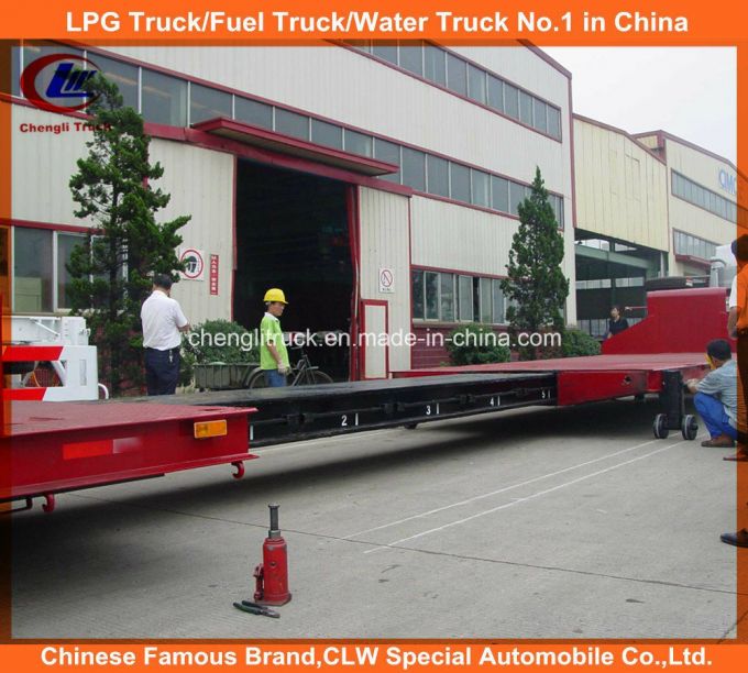 Heavy Duty 2 Axle Extendable Flatbed Semi-Trailer Images 1