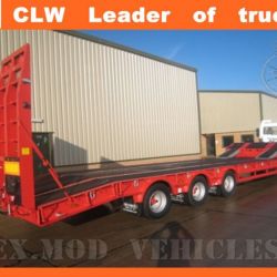 Three Axles Low Loader Trailer 60ton Semi Trailer