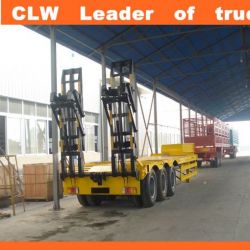 Heavy Duty Machinery Low Loader Semitrailer Lowbed Semi Trailer