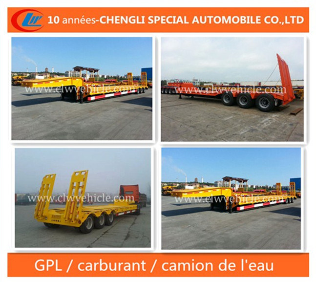 Surbaissee Semi-Remorque 3 Essieux Low Bed Trailer Images 1