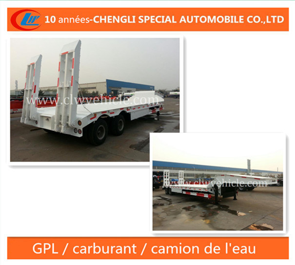 Surbaissee Semi-Remorque 2 Essieux Low Bed Trailer Images 1