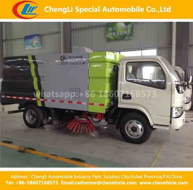 Dongfeng Sanitation Road Sweeper Suction Truck Images 1