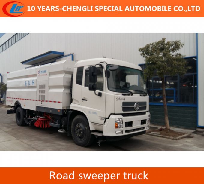 4*2 Road Sweeping Truck 2axles Road Sweeper Truck Images 1