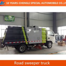 Dongfeng 4*2 electric Road Street Cleaning Sweeper Truck