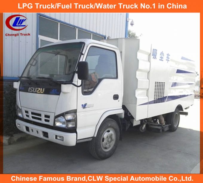 Truck Mounted Road Sweeper in Isuzu Street Sweeper for Sale Images 1