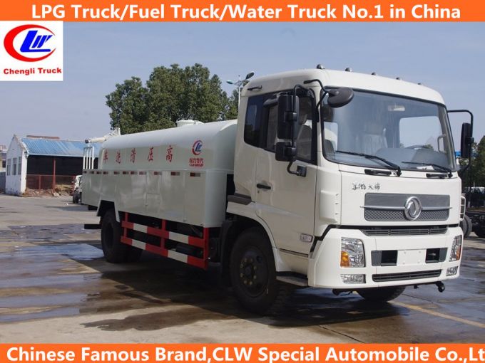 Heavy Duty Dongfeng 4*2 10 Cbm High-Presure Cleaning Truck Images 1
