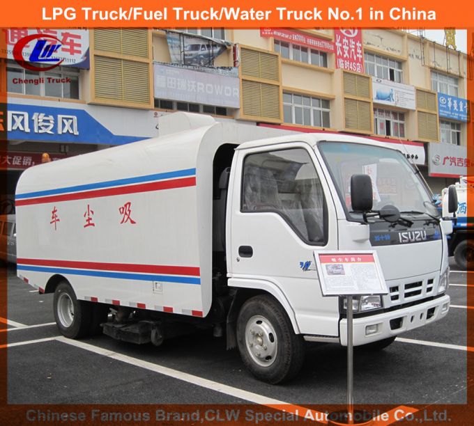 Pm10 Certified Isuzu Vacuum Road Sweeper in Road Sweeping Truck 