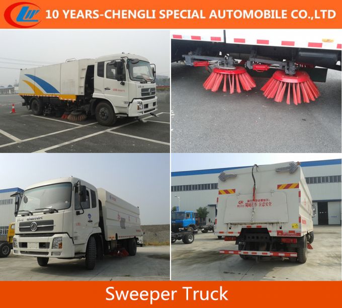 Dongfeng Sweeper Trucks, 160HP Sweeper Trucks, 4X2sweeper Trucks Images 1