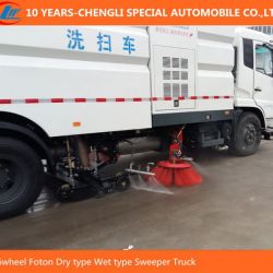 6 Wheel Foton Road Sweeper Truck for Sanitation