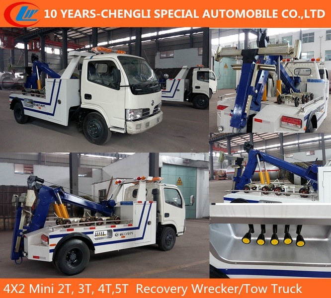4X2 Mini 2t, 3t, 4t, 5t Recovery Wrecker/Tow Truck Images 1