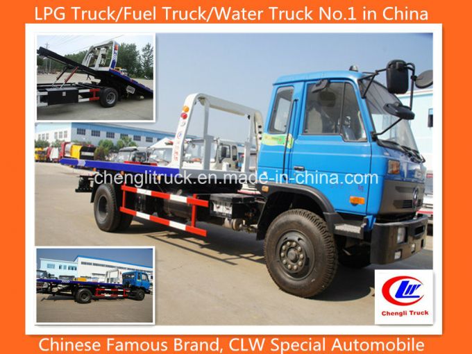 4X2 5ton Dongfeng Flatbed Recovery Truck Dongfeng Towing Truck Images 1