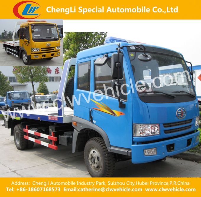Faw 4X2 Road Platform Wrecker/Road Wrecker Images 1