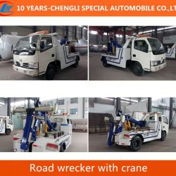 4*2 Tow Crane Road Wrecker Rescue Wrecker Truck with Crane