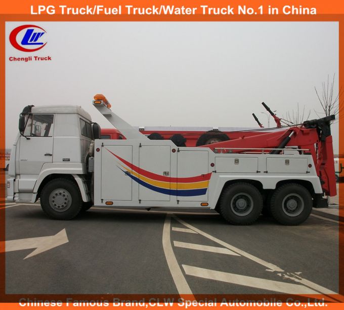 Heavy Duty 6*4 351-450HP HOWO Road Wrecker Truck Images 1