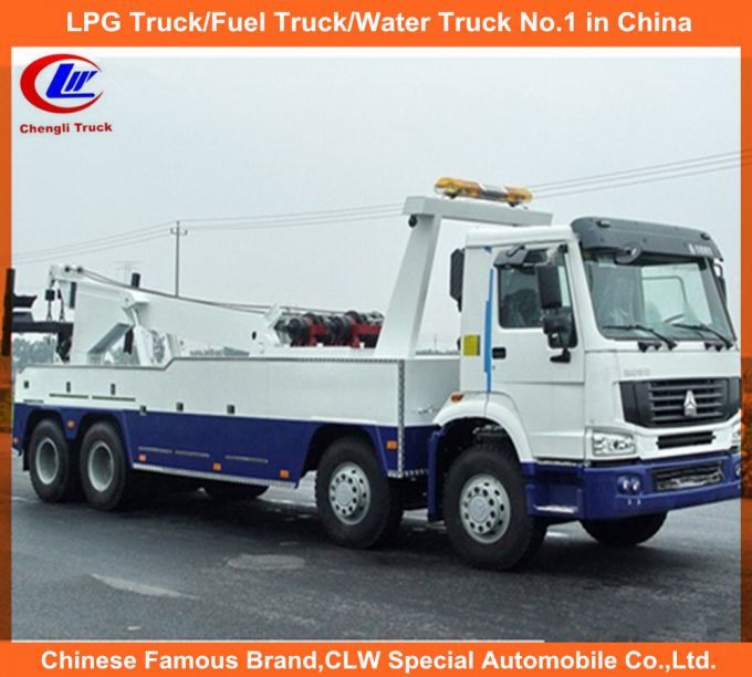 20tons 25tons Heavy Duty Sinotruk HOWO 8*4 Wrecker Trucks Images 1