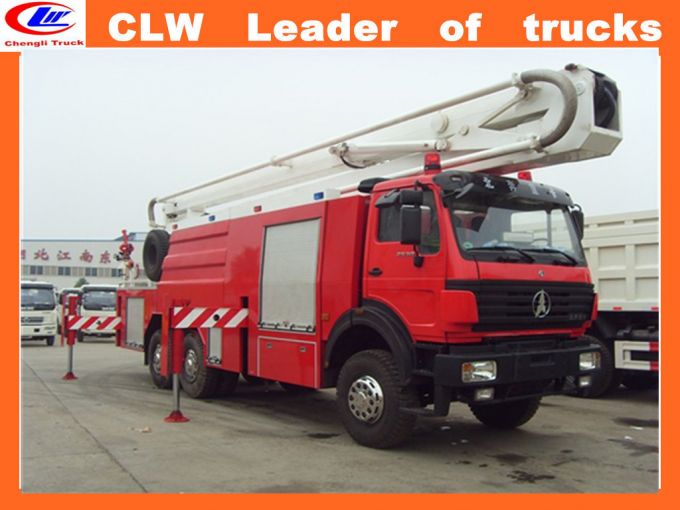 North Benz 6*4 Fire Fighting Truck Images 1
