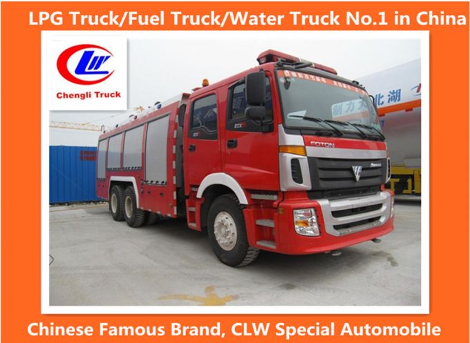 Foton 6*4 Fire Rescue Trucks 336HP 