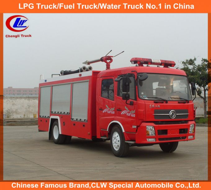 170HP Dongfeng Tianjin Fire Fighting Trucks 