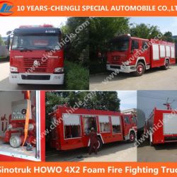 Sinotruk HOWO 4X2 Foam Fire Fighting Truck