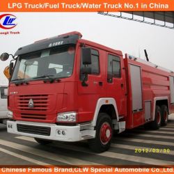Cnhtc Sinotruk HOWO 6X4 266HP Water Foam Fire Sprinkler Truck