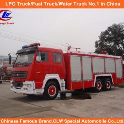 6*4 Heavy Duty Sinotruk Steyr Fire Fighting Trucks 371HP