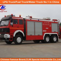 North Benz Beiben Fire Rescue Water Tank Fire Fighting Truck Price