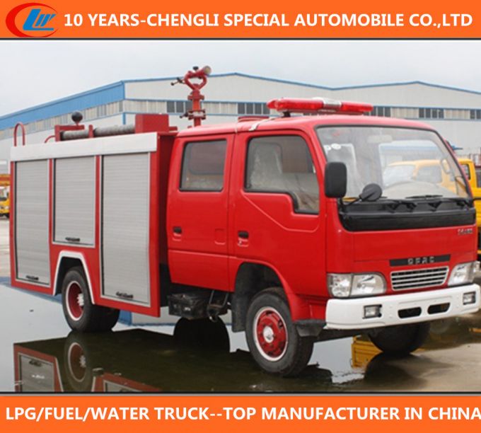 4X2 Dongfeng Water Foam Fire Fighting Truck Images 1
