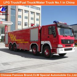 371HP Sinotruk HOWO 8*4 Fire Fighting Trucks