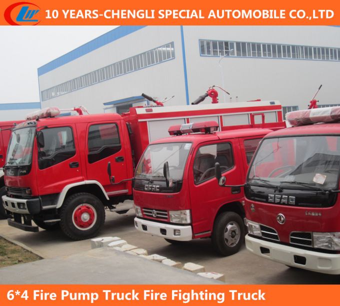 6*4 Fire Pump Truck Fire Fighting Truck Images 1