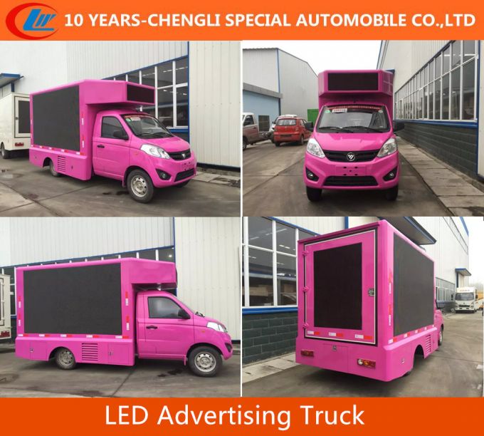 Foton Mini LED Advertising Truck LED Screen Truck for Sale Images 1