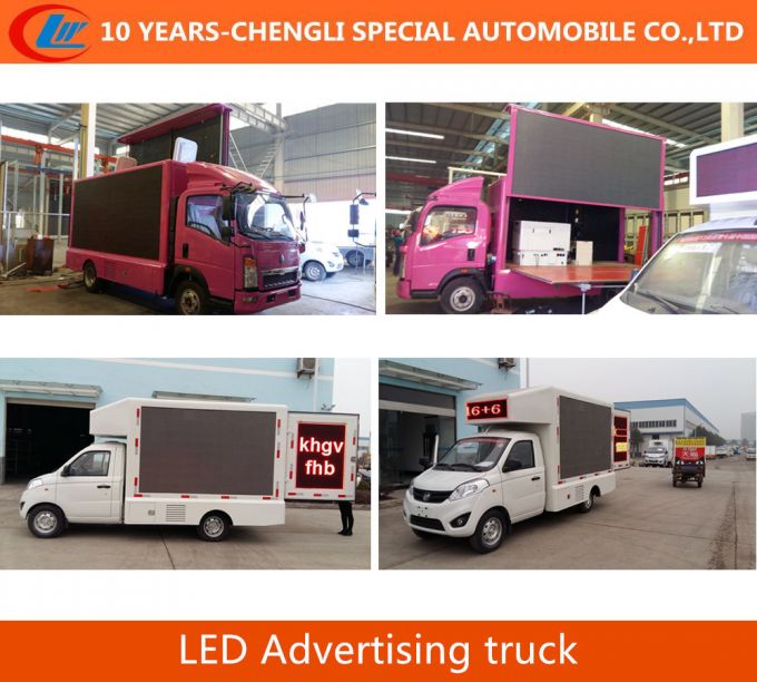 2016 New LED Advertising Truck LED Screen Mobile Truck P6 P8 P10 