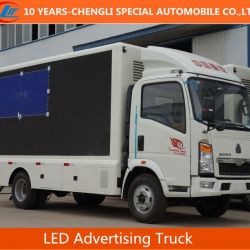 HOWO 4X2 LED Advertising Truck/LED Screen Truck