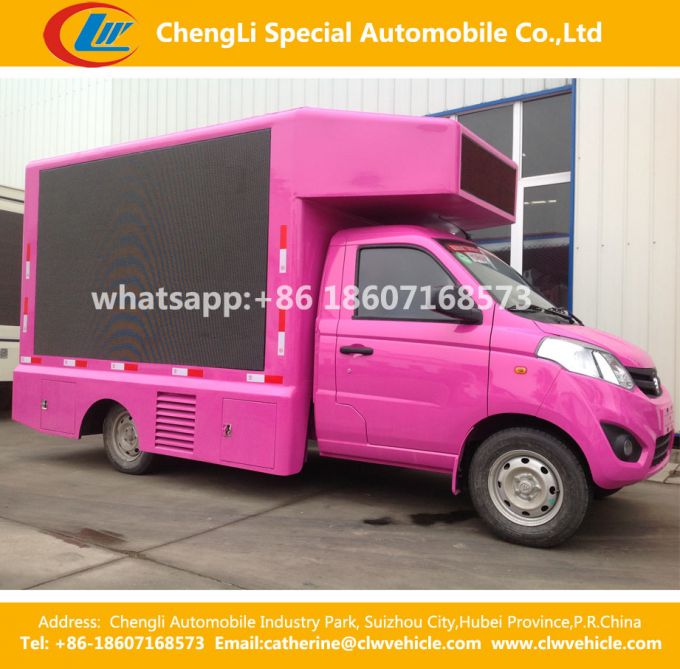 Mini LED Screen Video Billboard Truck Images 1