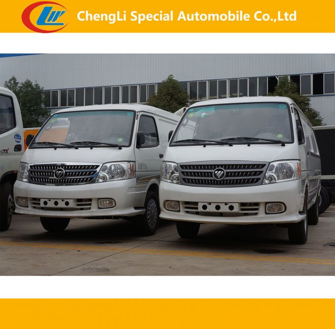 Foton 4*2 Frozen Food Refrigerator Truck Images 1