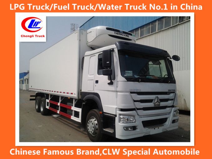 Sinotruk HOWO 6X4 371HP Refrigerated Truck Refrigerator Truck Freezer Truck Images 1