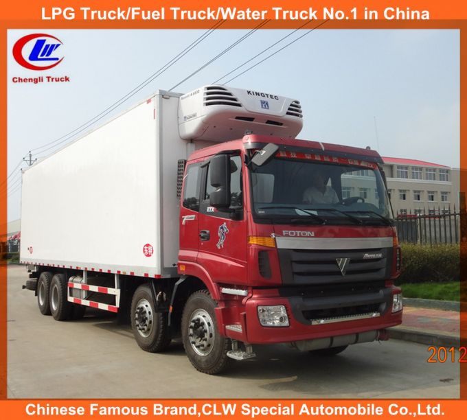 Heavy Duty 6*4 15cbm 10 Wheeler Refrigerator Truck Foton Refrigerated Truck Images 1