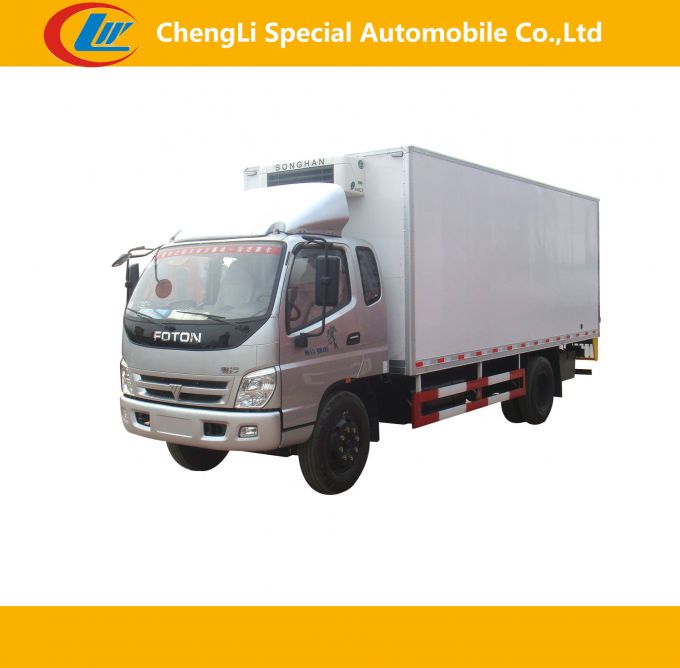 Foton 6 Wheeler Anti-Explosion Truck, Fresh Fish Refrigerator Truck Images 1
