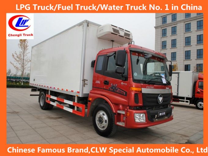 Heavy Duty Foton 4*2 10cbm Refrigerated Truck Images 1