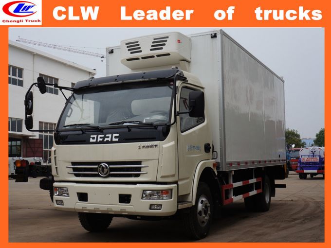 Dongfeng 6 Wheeler Refrigerator Van Truck Images 1
