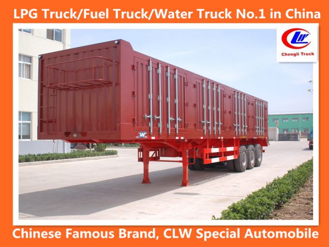 40ft 3 Axles 60cbm Side Tipper Dump Semi Trailer Images 1